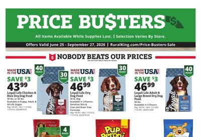 Rural King (Booth Area, AL) Weekly Ad July 1 - September 27, 2026