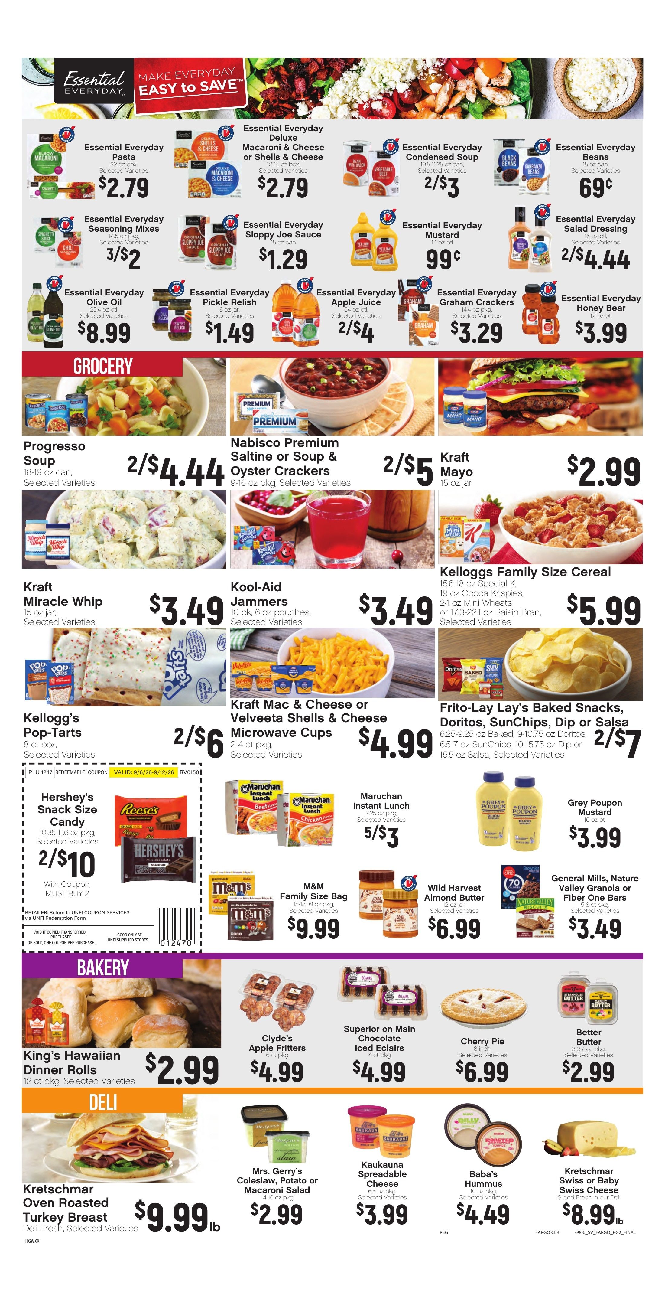Krause's SuperValu Weekly Ad September 7 - 13, 2026
