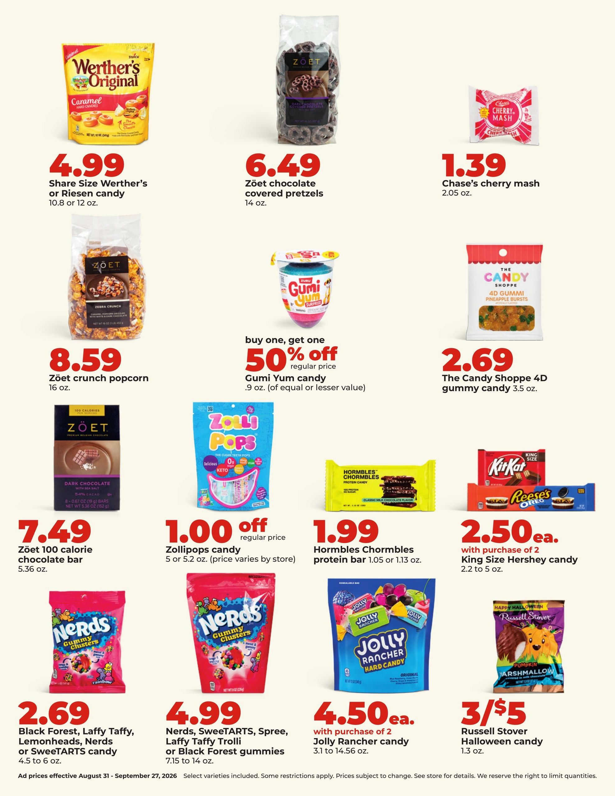 Hy-Vee (Cedar Creek Area, NE) DEALS GOOD ALL MONTH LONG Weekly Ad August 31 - September 27, 2026