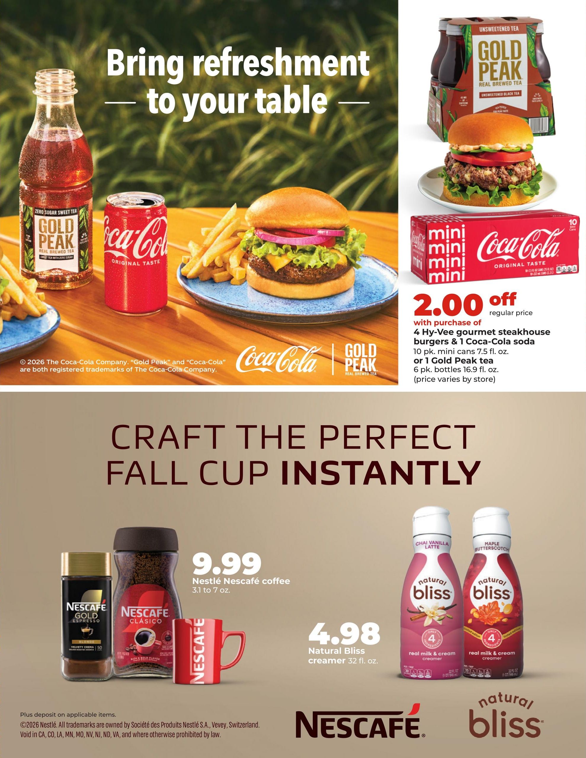 Hy-Vee (Cedar Creek Area, NE) DEALS GOOD ALL MONTH LONG Weekly Ad August 31 - September 27, 2026