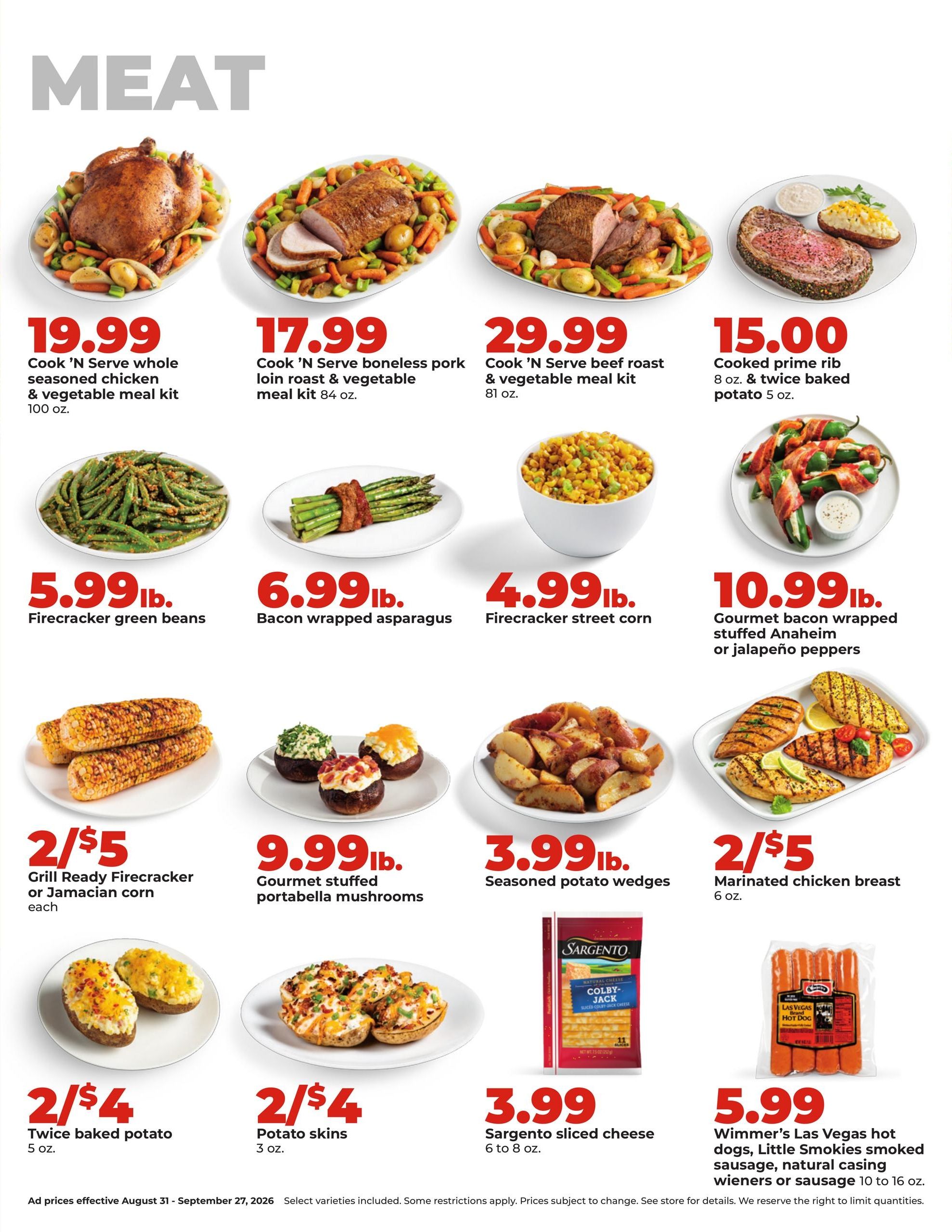 Hy-Vee (Cedar Creek Area, NE) DEALS GOOD ALL MONTH LONG Weekly Ad August 31 - September 27, 2026