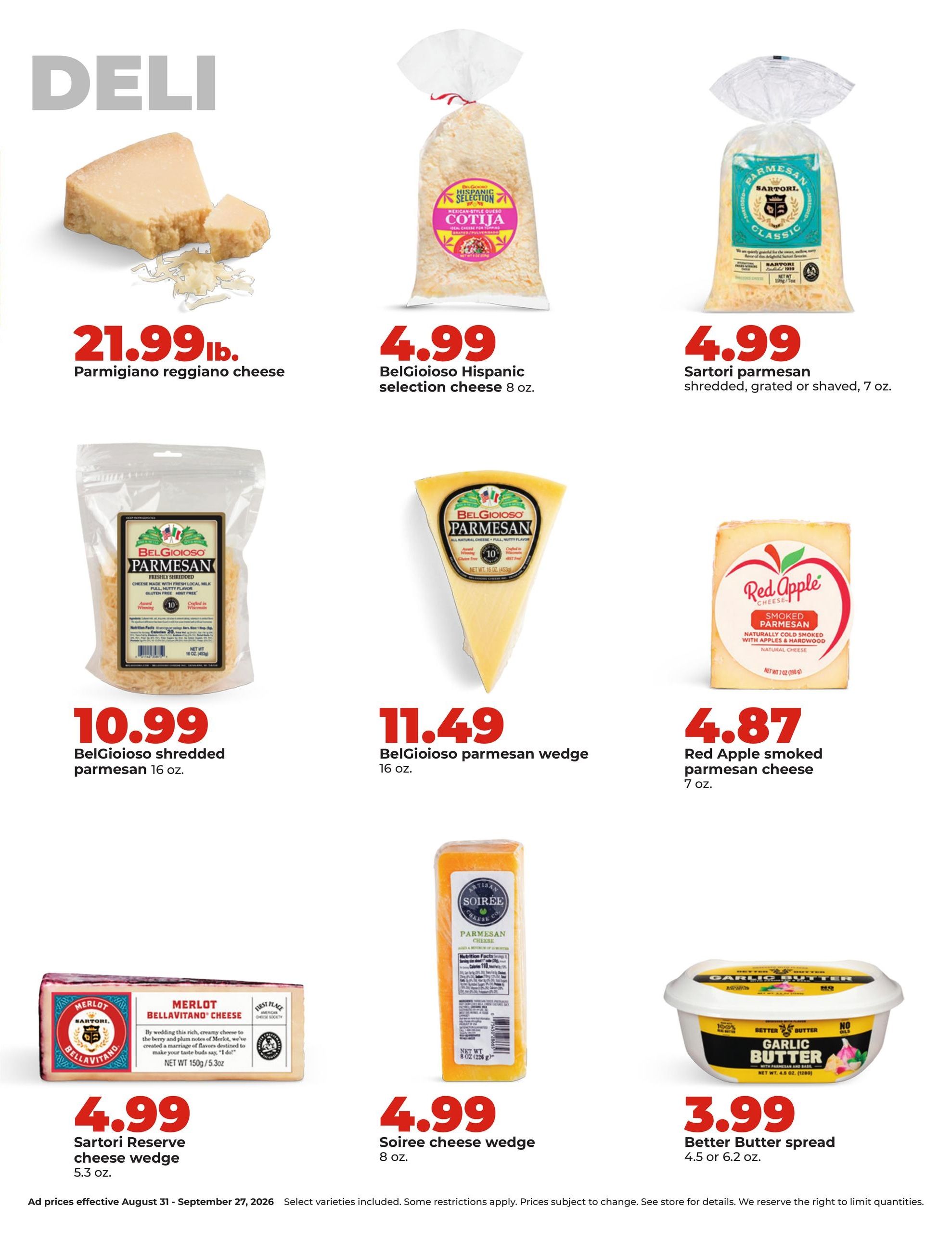 Hy-Vee (Cedar Creek Area, NE) DEALS GOOD ALL MONTH LONG Weekly Ad August 31 - September 27, 2026