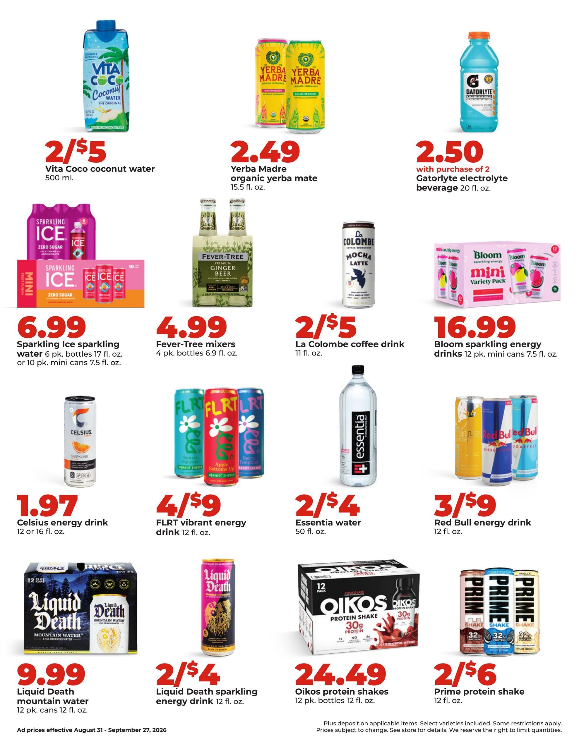 Hy-Vee (Cedar Creek Area, NE) DEALS GOOD ALL MONTH LONG Weekly Ad August 31 - September 27, 2026