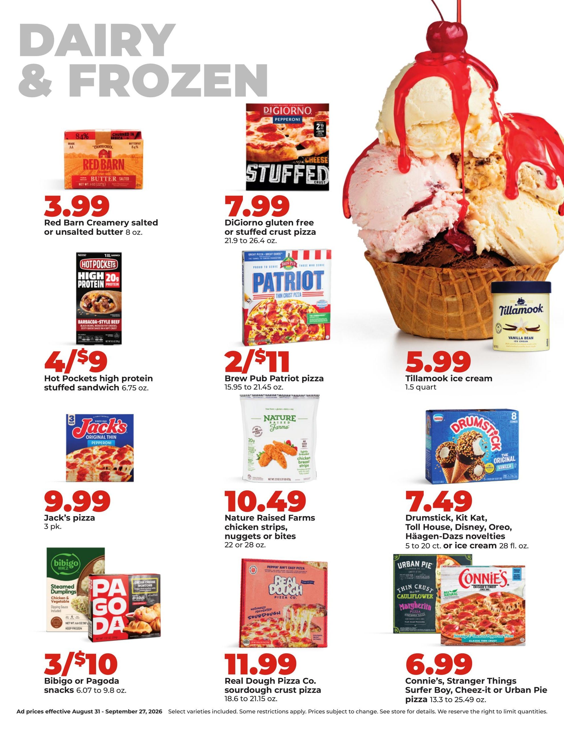 Hy-Vee (Cedar Creek Area, NE) DEALS GOOD ALL MONTH LONG Weekly Ad August 31 - September 27, 2026
