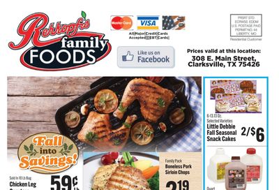 Rehkopf's Family Foods Weekly Ad September 9 - 15, 2026
