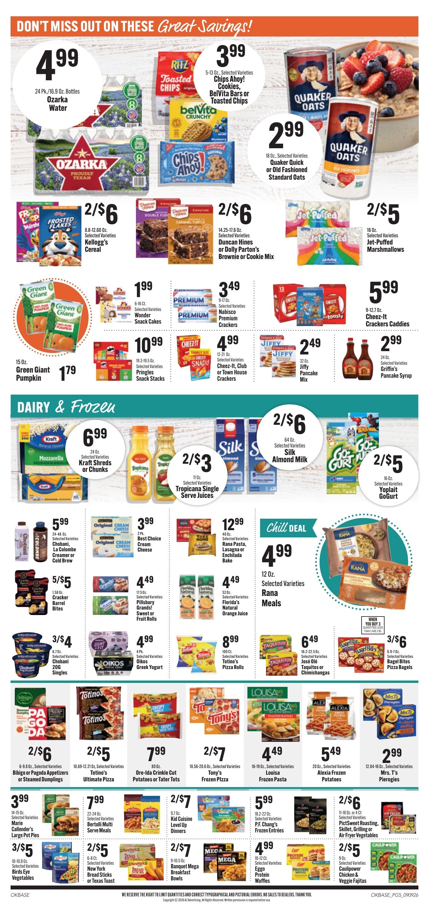 Rehkopf's Family Foods Weekly Ad September 9 - 15, 2026