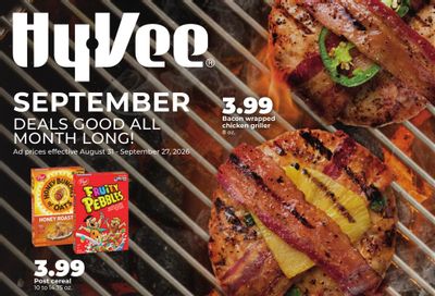 Hy-Vee (Dubuque Area, IA) DEALS GOOD ALL MONTH LONG Weekly Ad August 31 - September 27, 2026