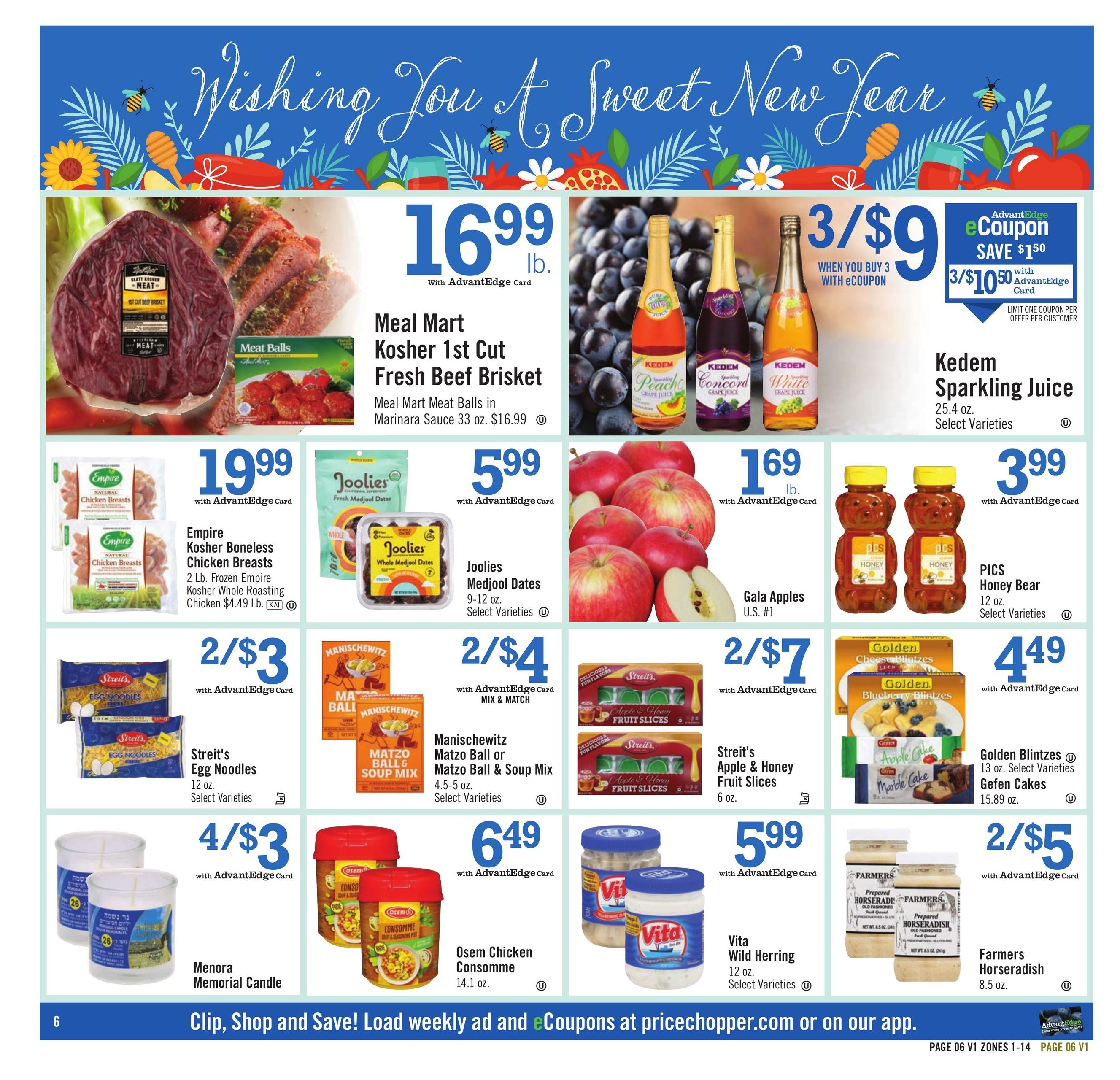 Price Chopper (Franconia Area, NH) Weekly Ad September 6 - 12, 2026