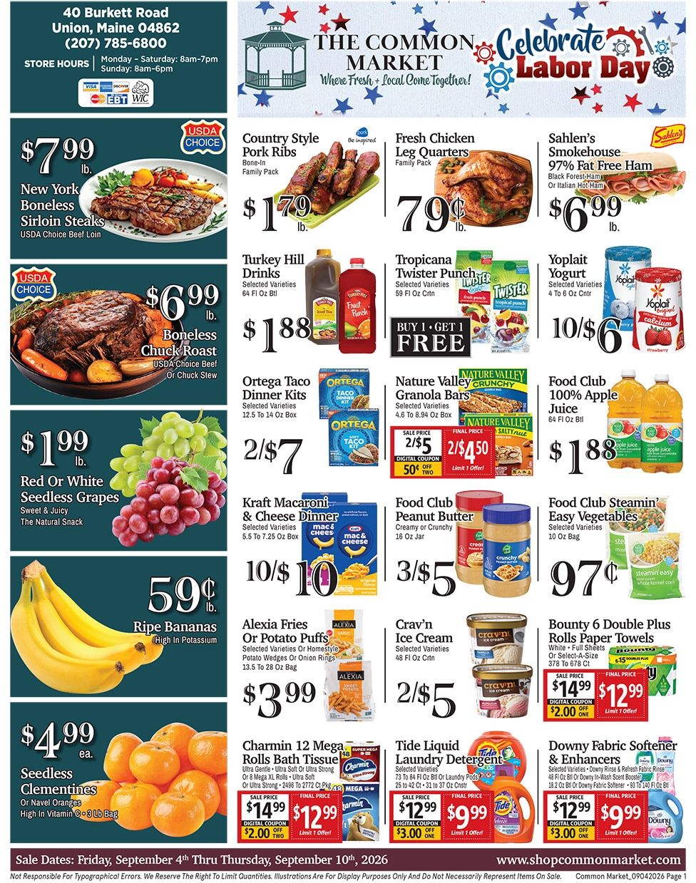 The Common Market Weekly Ad September 5 - 11, 2026