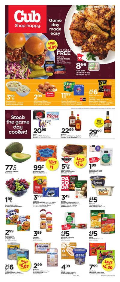 Cub Foods (Northfield Area, MN) Weekly Savings Weekly Ad September 6 - 12, 2026