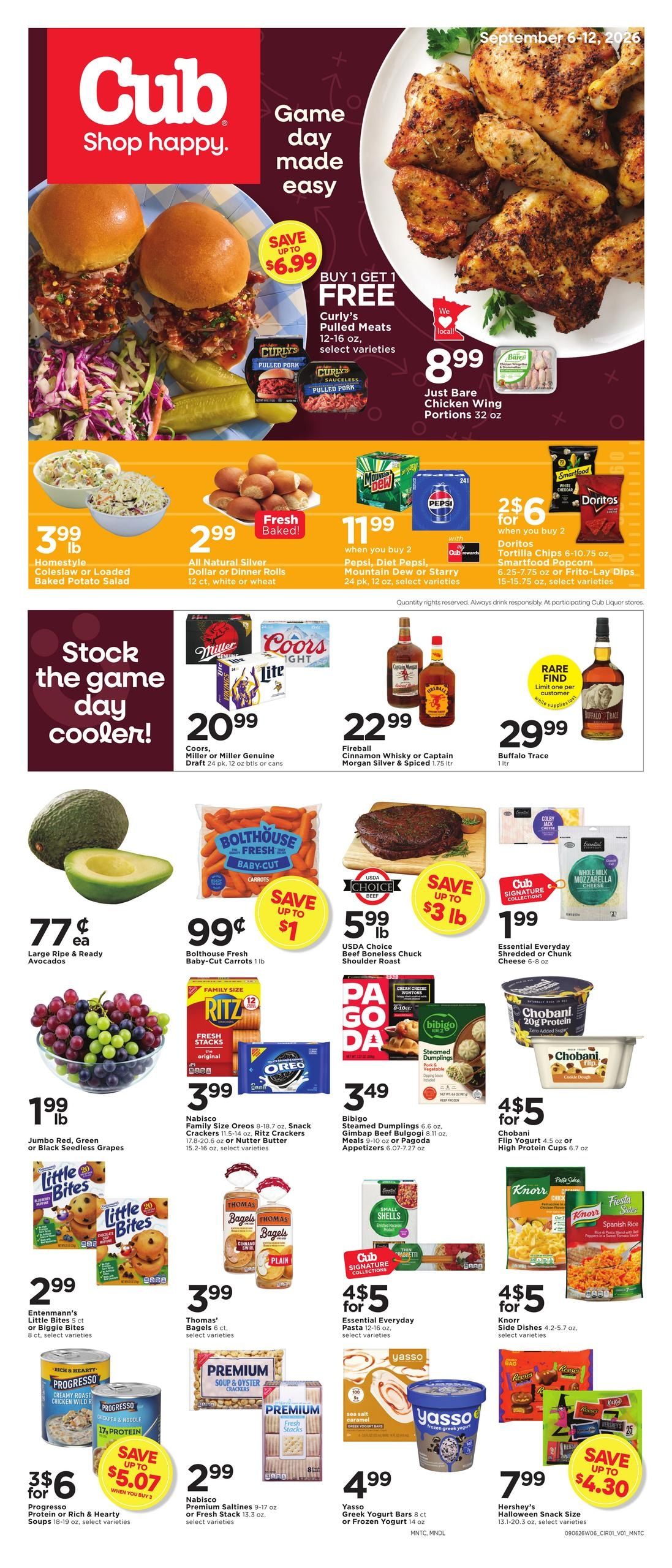 Cub Foods (Northfield Area, MN) Weekly Savings Weekly Ad September 6 - 12, 2026