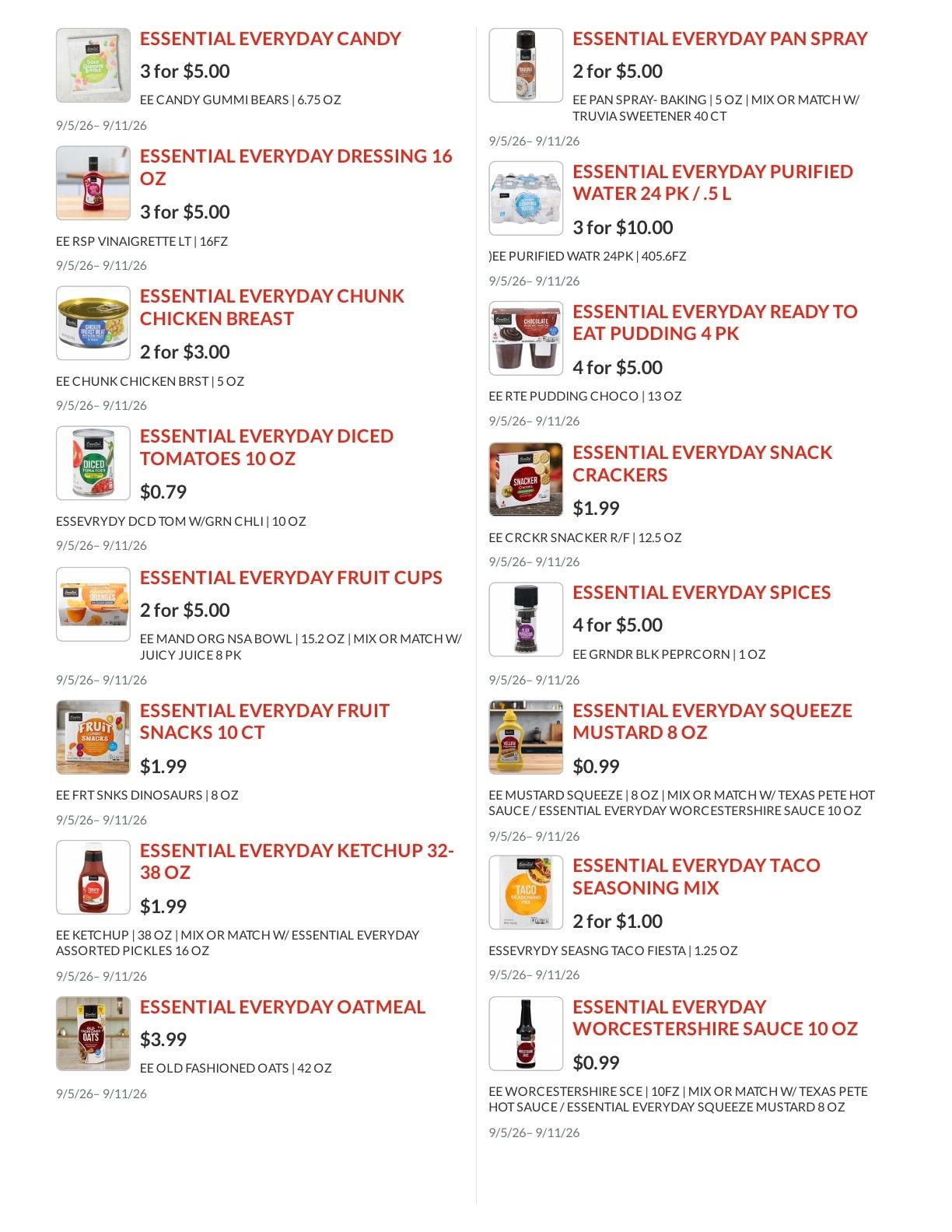 Shoppers Value Foods Macon Weekly Ad September 5 - 11, 2026