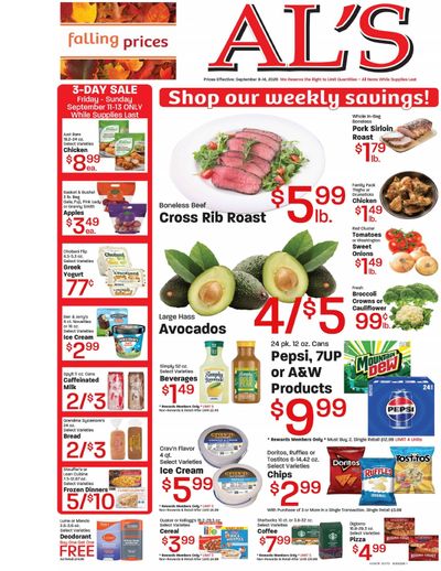 Al's Foodtown Weekly Ad September 8 - 14, 2026