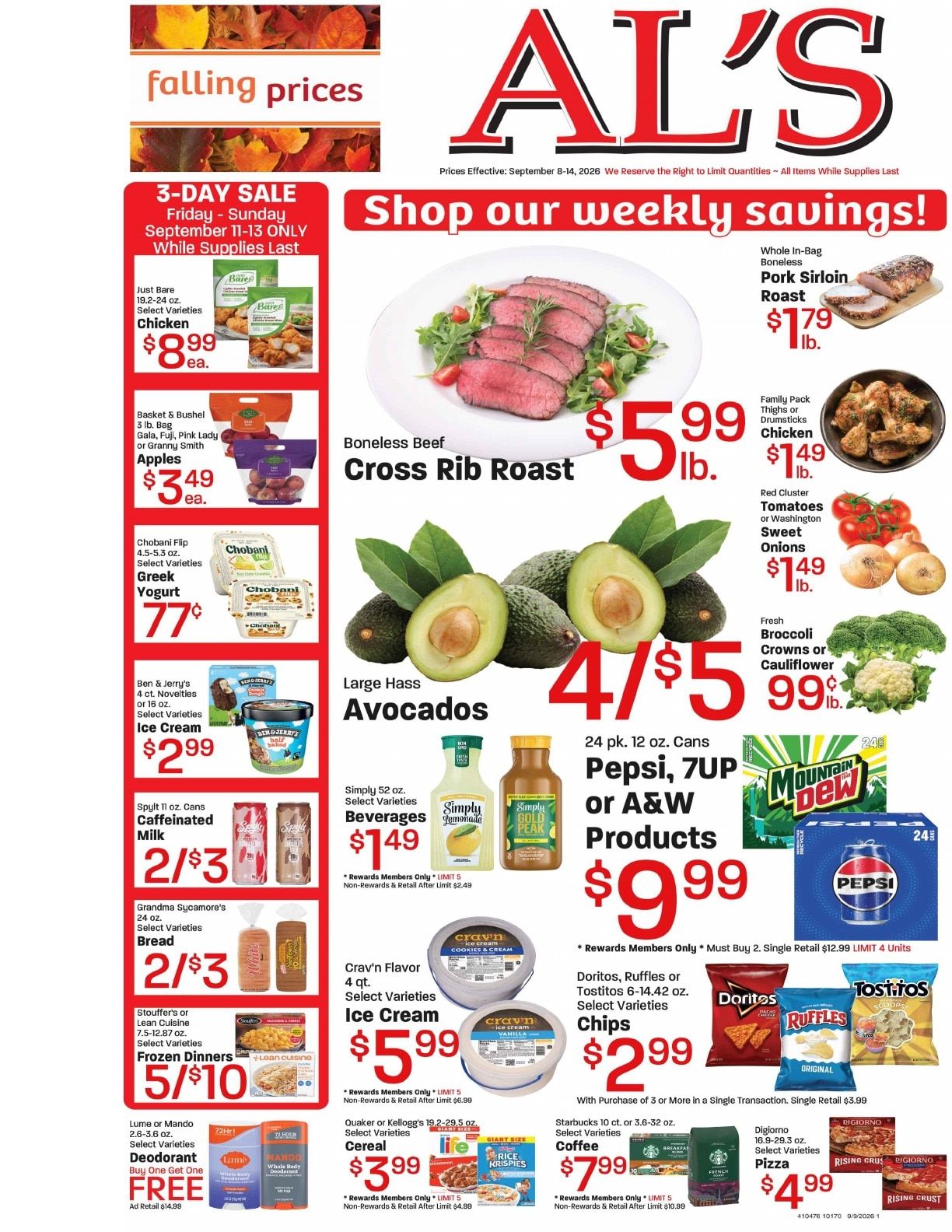 Al's Foodtown Weekly Ad September 8 - 14, 2026