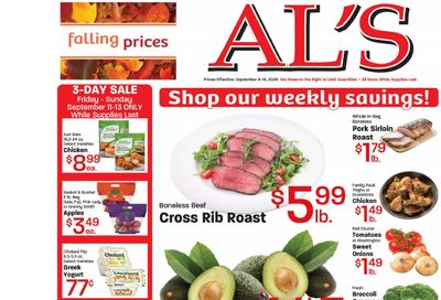 Al's Foodtown Weekly Ad September 8 - 14, 2026