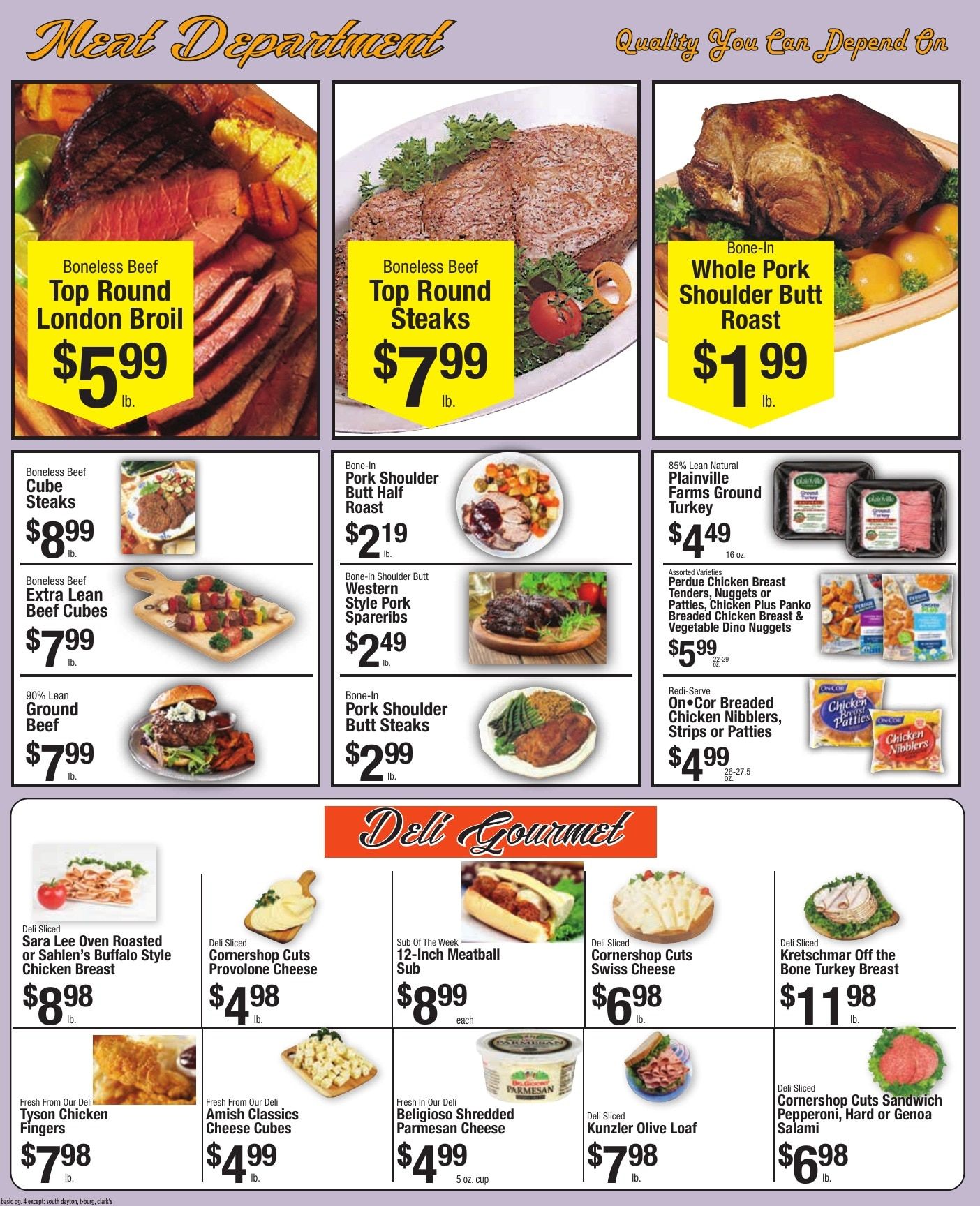 Pixley's Shurfine Food Mart Weekly Ad September 6 - 12, 2026