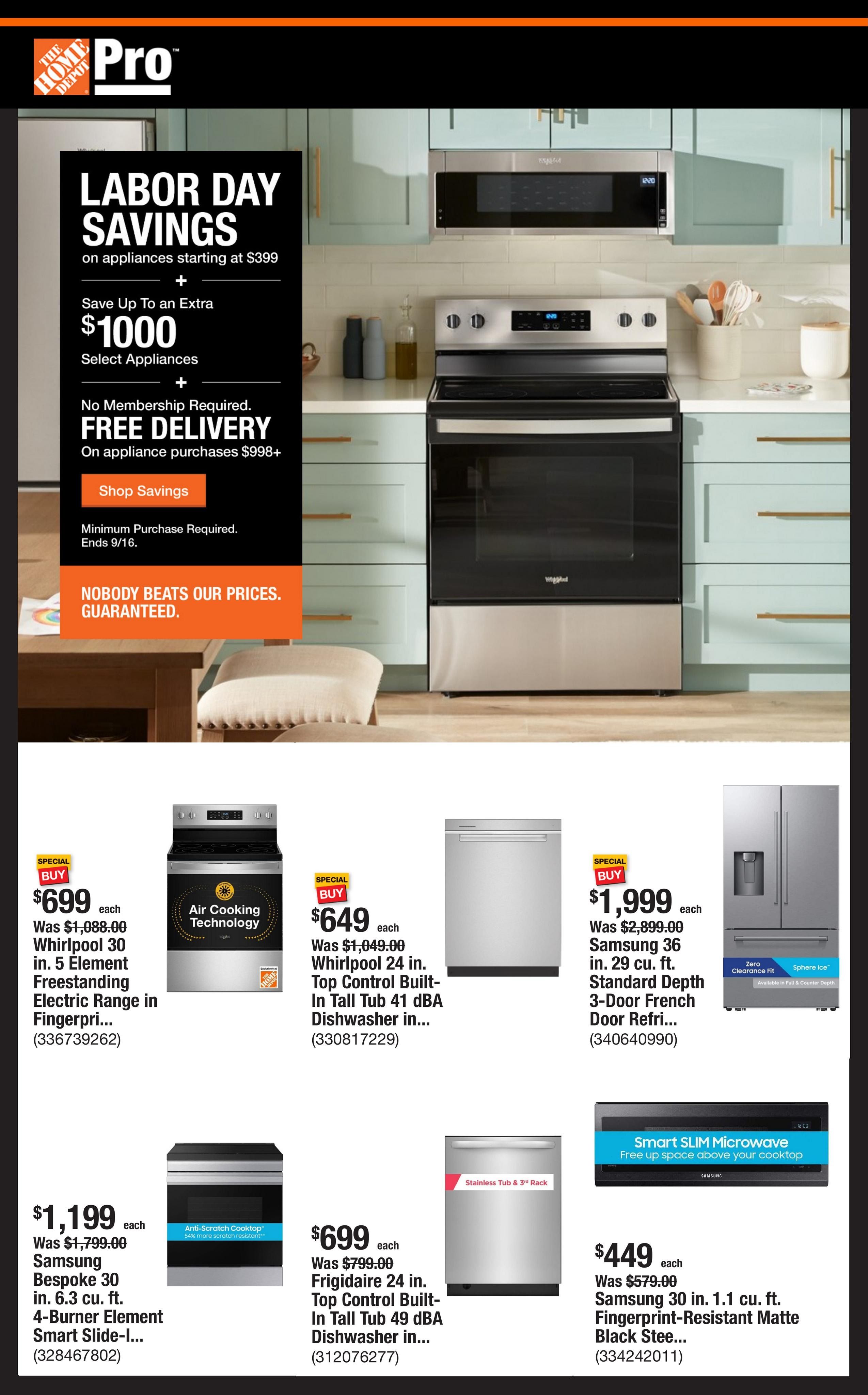 Home Depot (Eleele Area, HI) Weekly Ad August 31 - September 7, 2026