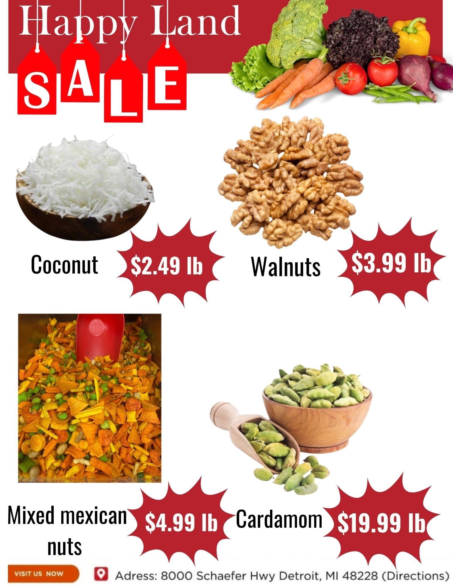 Happy Land Market (8000 Schaefer Highway, Detroit, MI) Weekly Ad September 5 - 5, 2026
