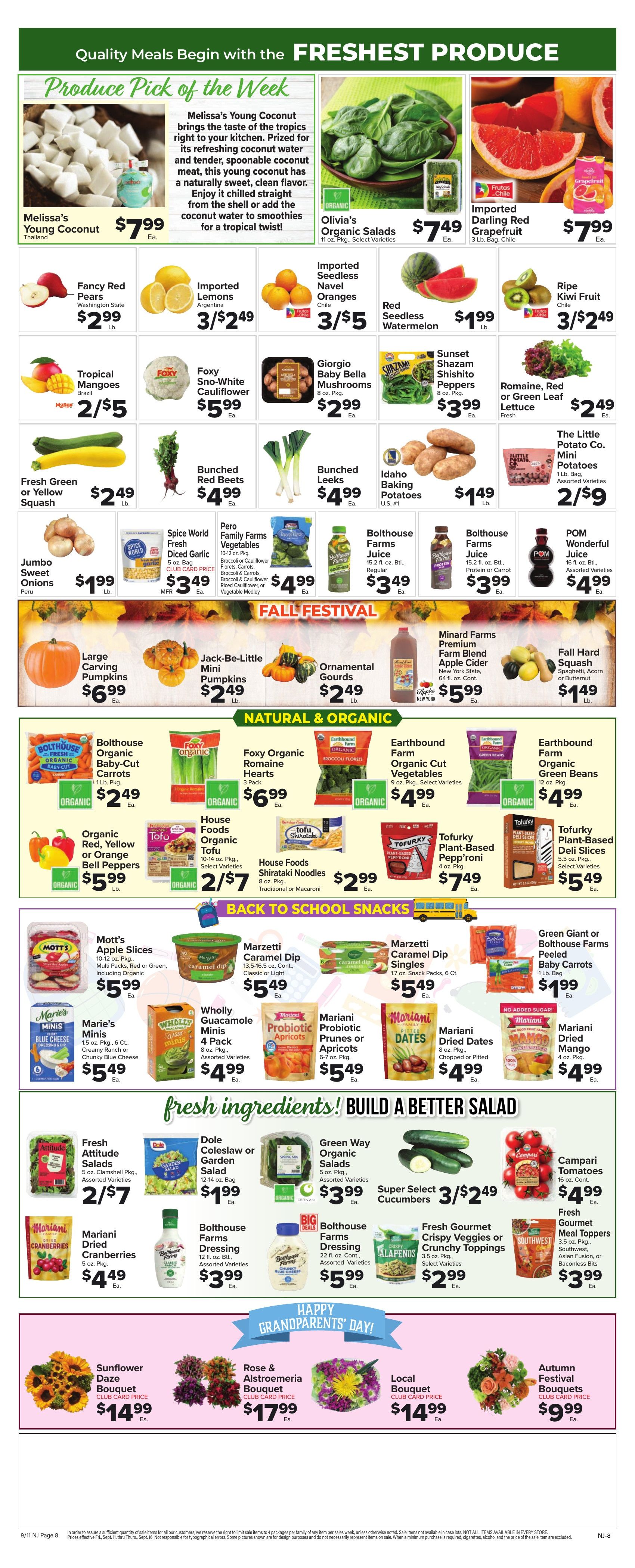 Shop n Bag Weekly Ad September 11 - 17, 2026