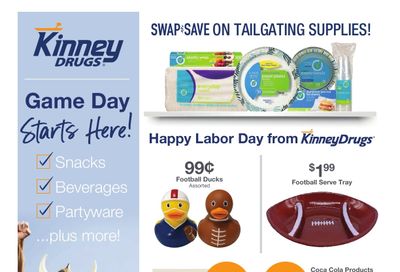 Kinney Drugs Weekly Ad September 6 - 12, 2026