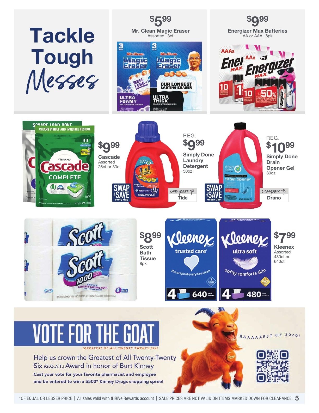 Kinney Drugs Weekly Ad September 6 - 12, 2026