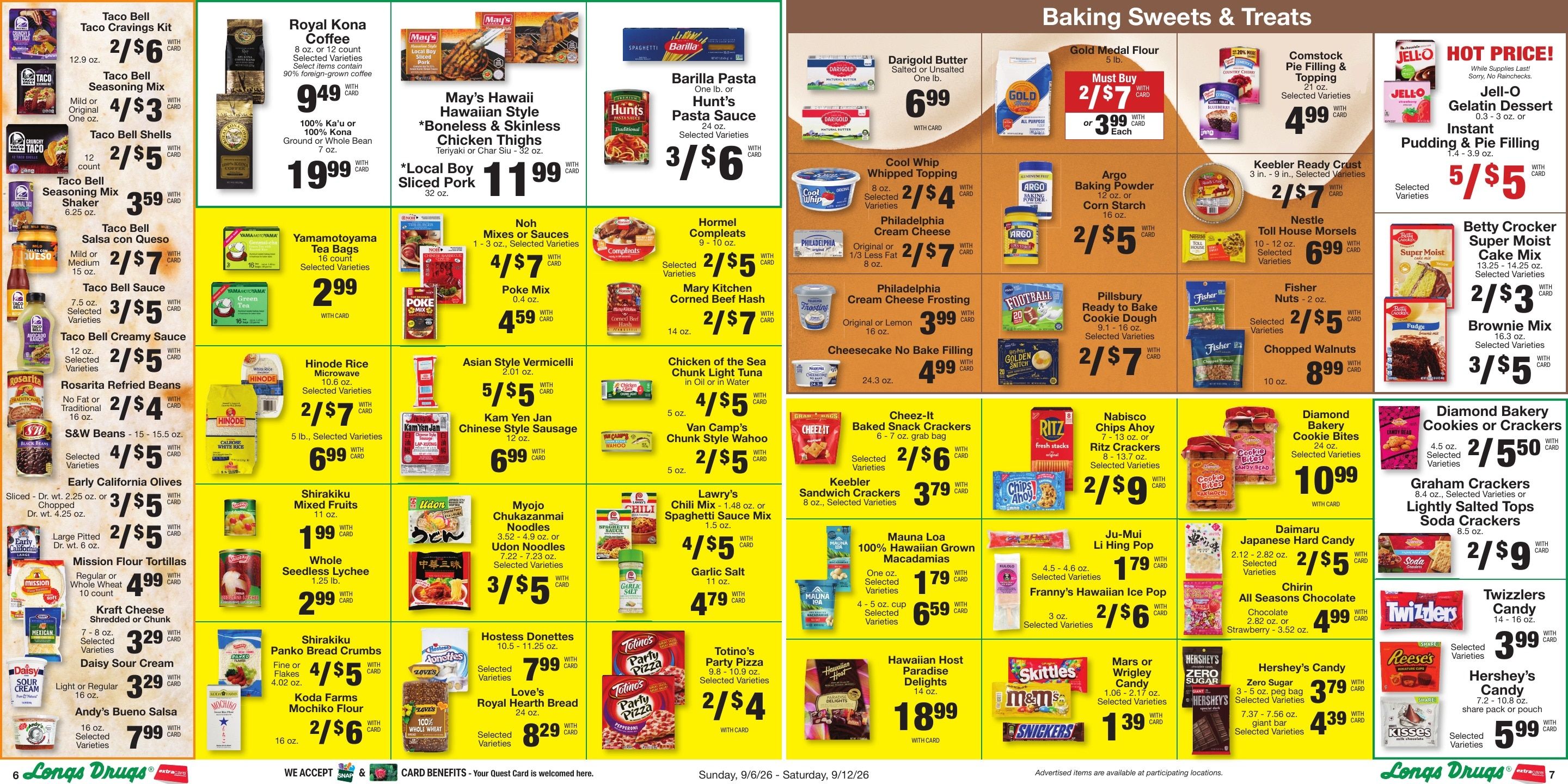 Longs Drugs Big Island Weekly Ad September 6 - 12, 2026