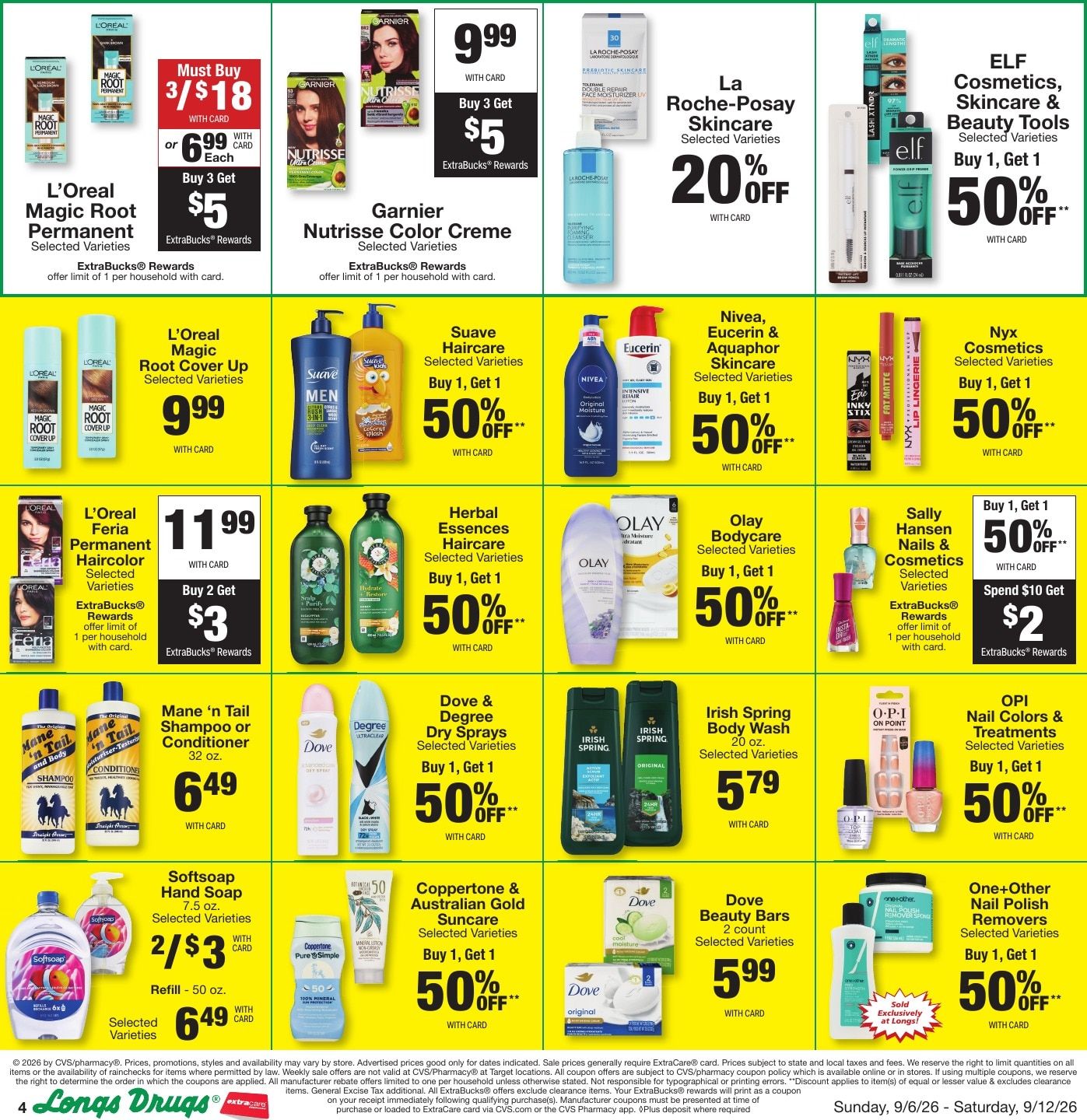 Longs Drugs Maui and Kauai Weekly Ad September 6 - 12, 2026