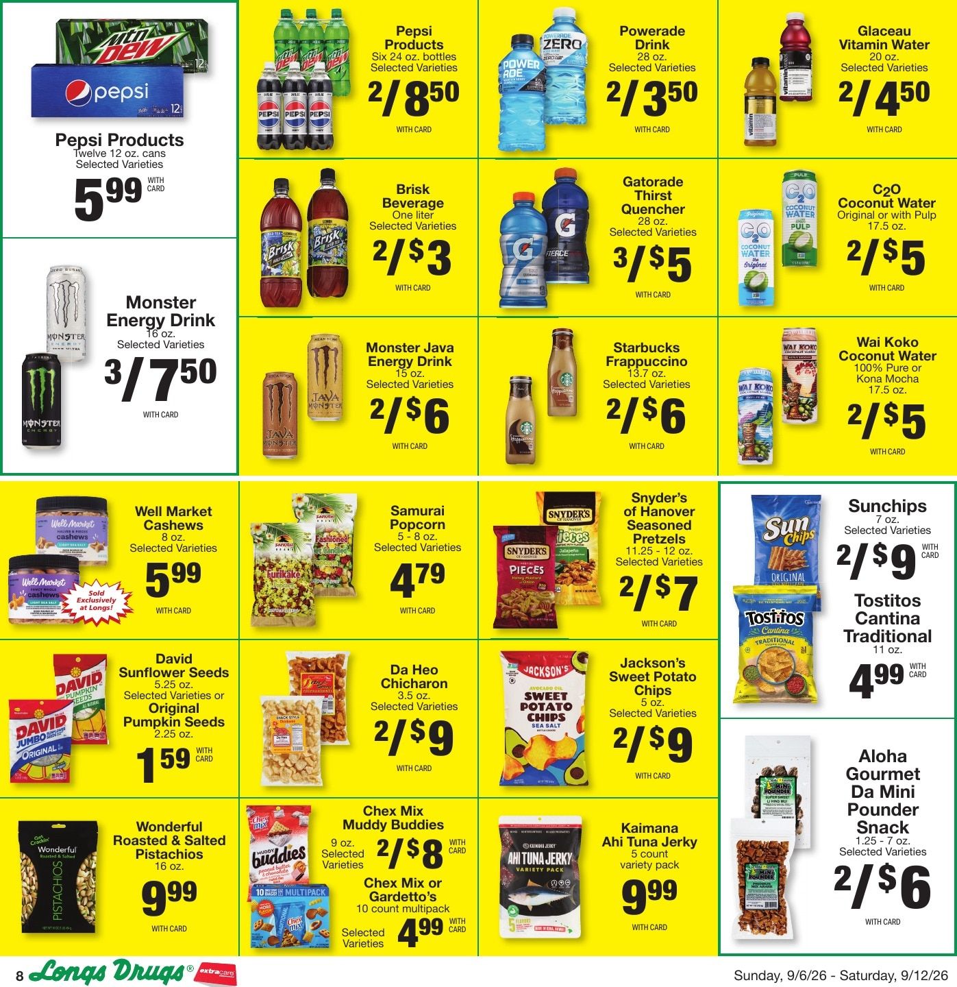 Longs Drugs Maui and Kauai Weekly Ad September 6 - 12, 2026