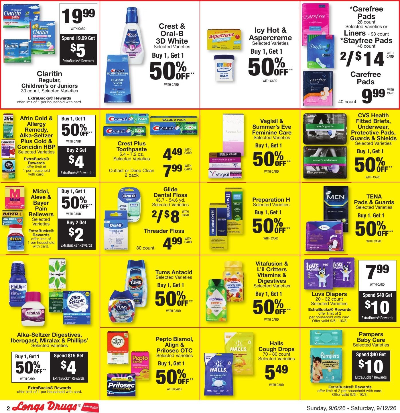 Longs Drugs Oahu Weekly Ad September 6 - 12, 2026