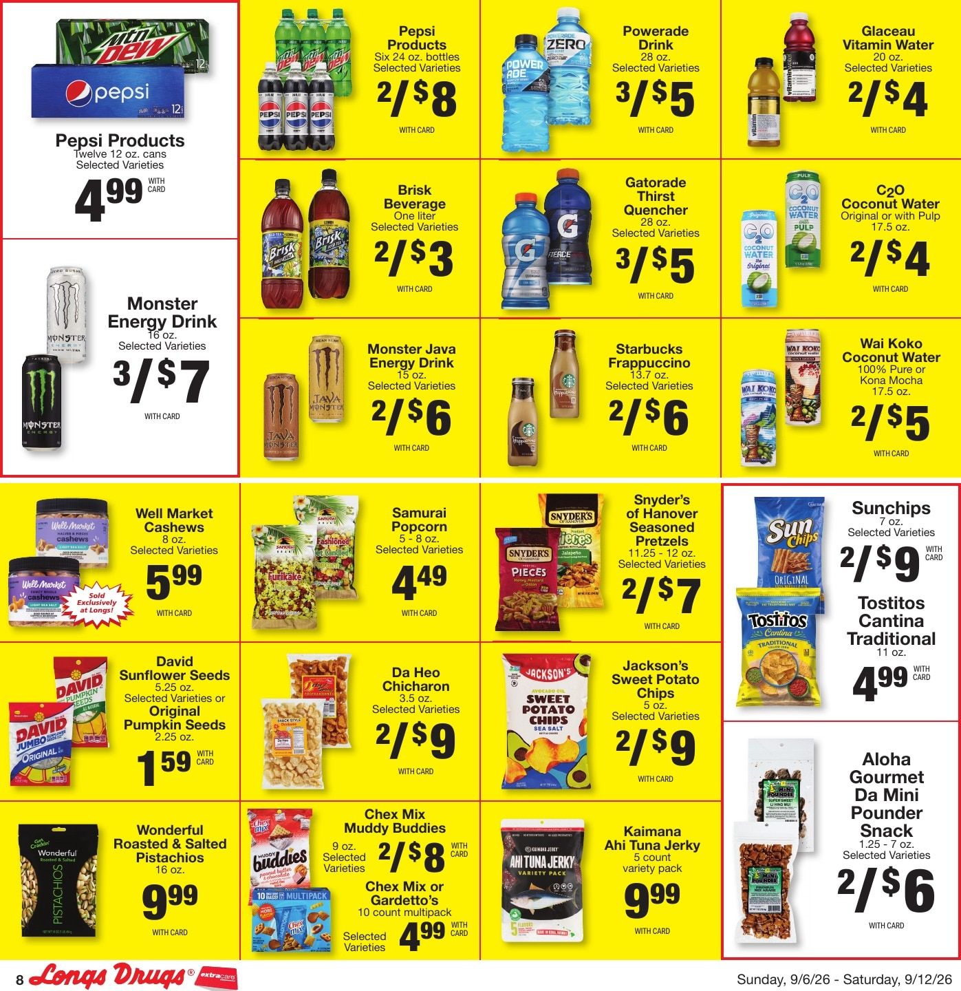 Longs Drugs Oahu Weekly Ad September 6 - 12, 2026