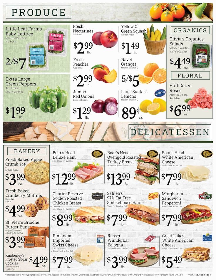 Walsh's Quality Market IGA Weekly Ad September 6 - 12, 2026