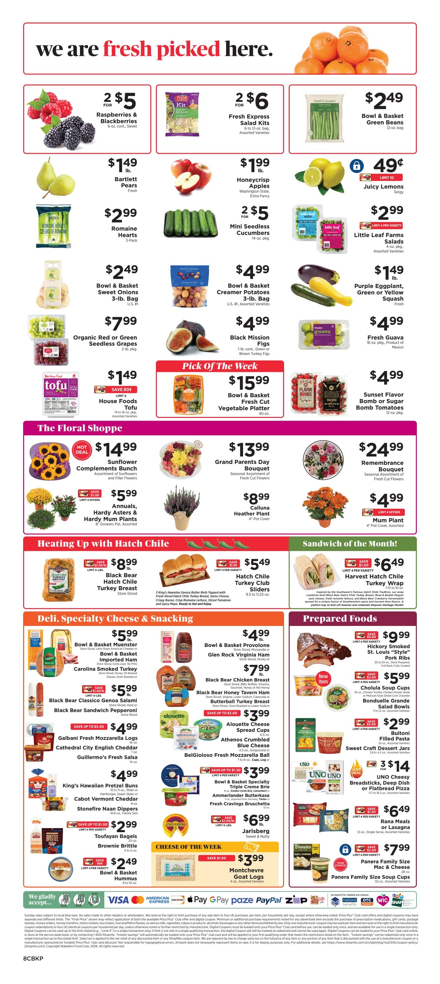 ShopRite (1905 Sunrise Hwy, Bay Shore, NY) Weekly Ad September 6 - 12, 2026