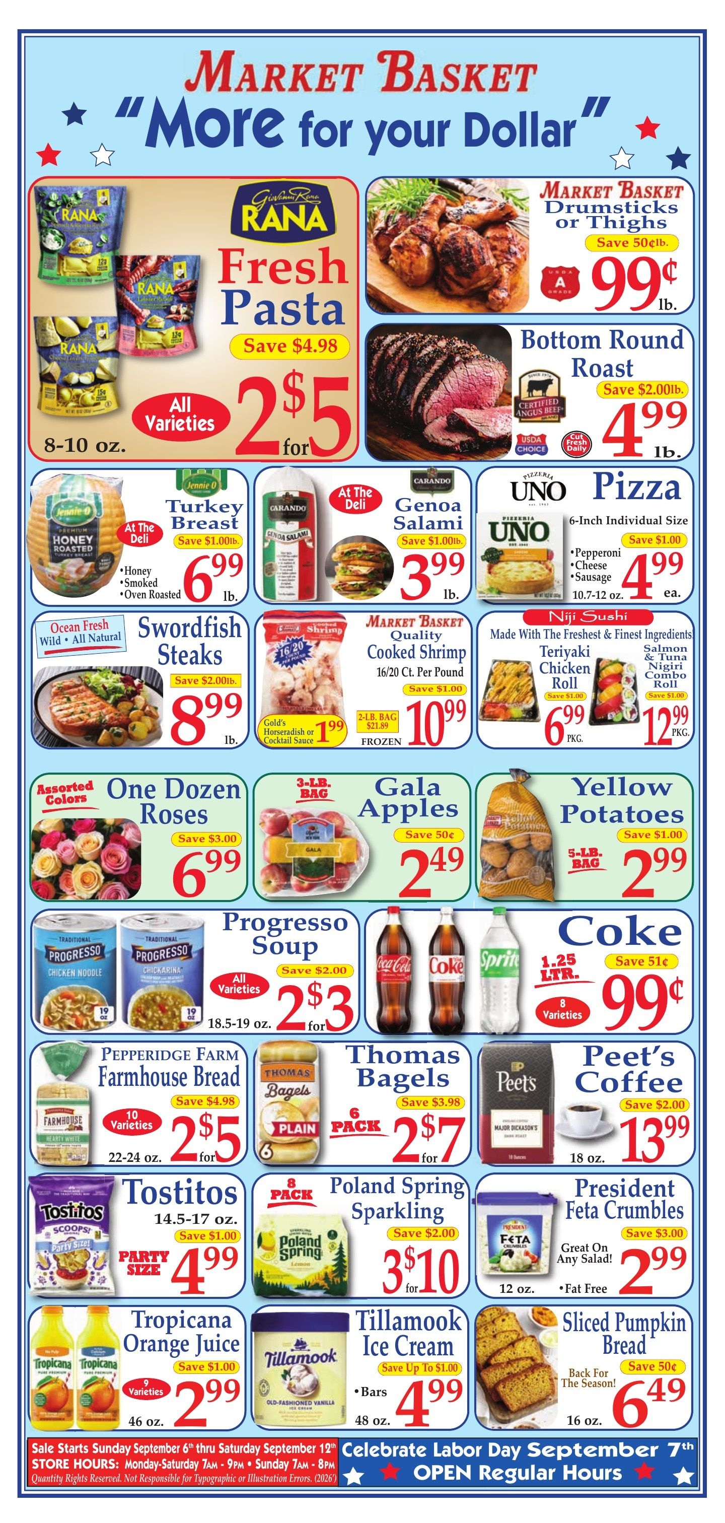 Market Basket (Iowa and other locations, LA) Weekly Ad September 6 - 12, 2026