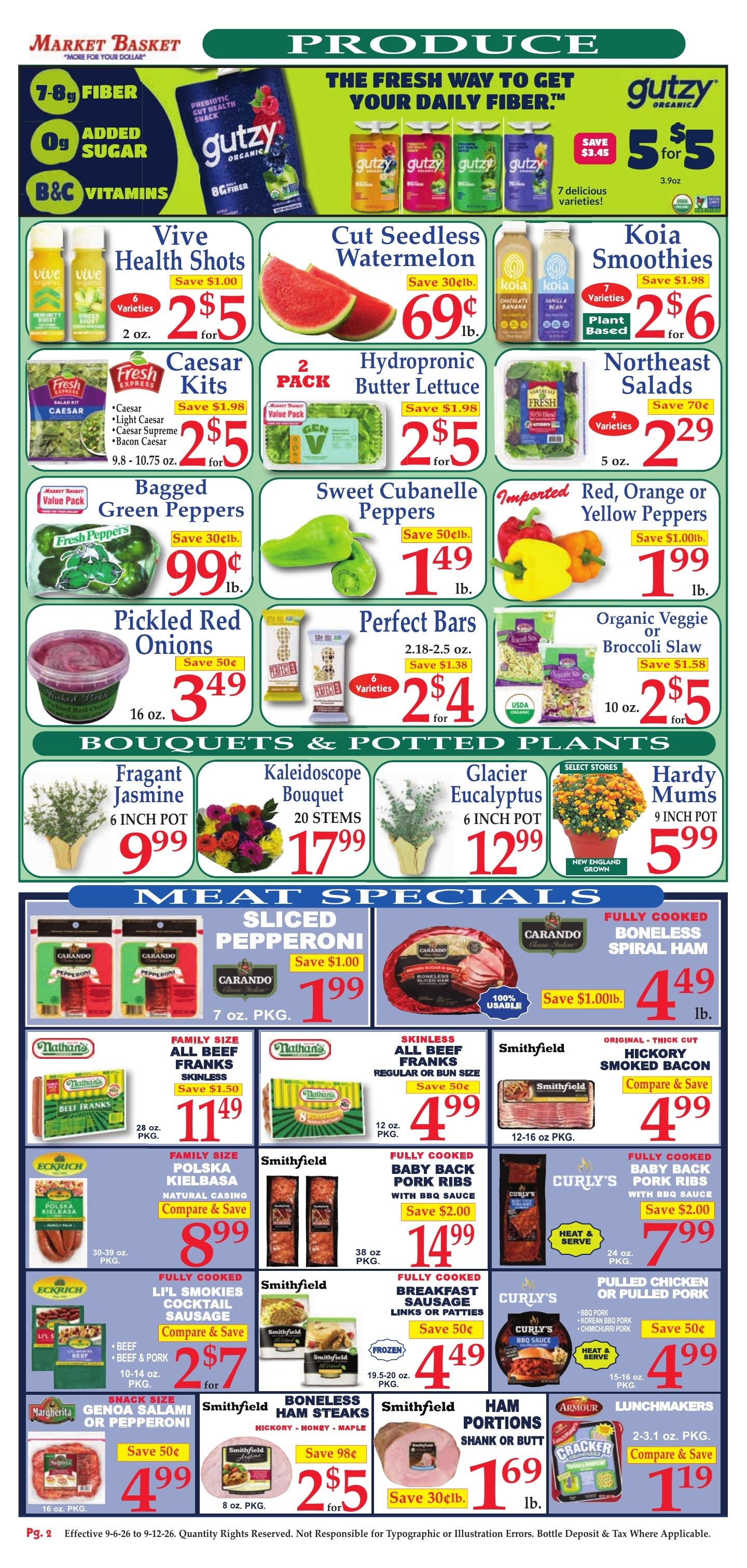 Market Basket (Iowa and other locations, LA) Weekly Ad September 6 - 12, 2026