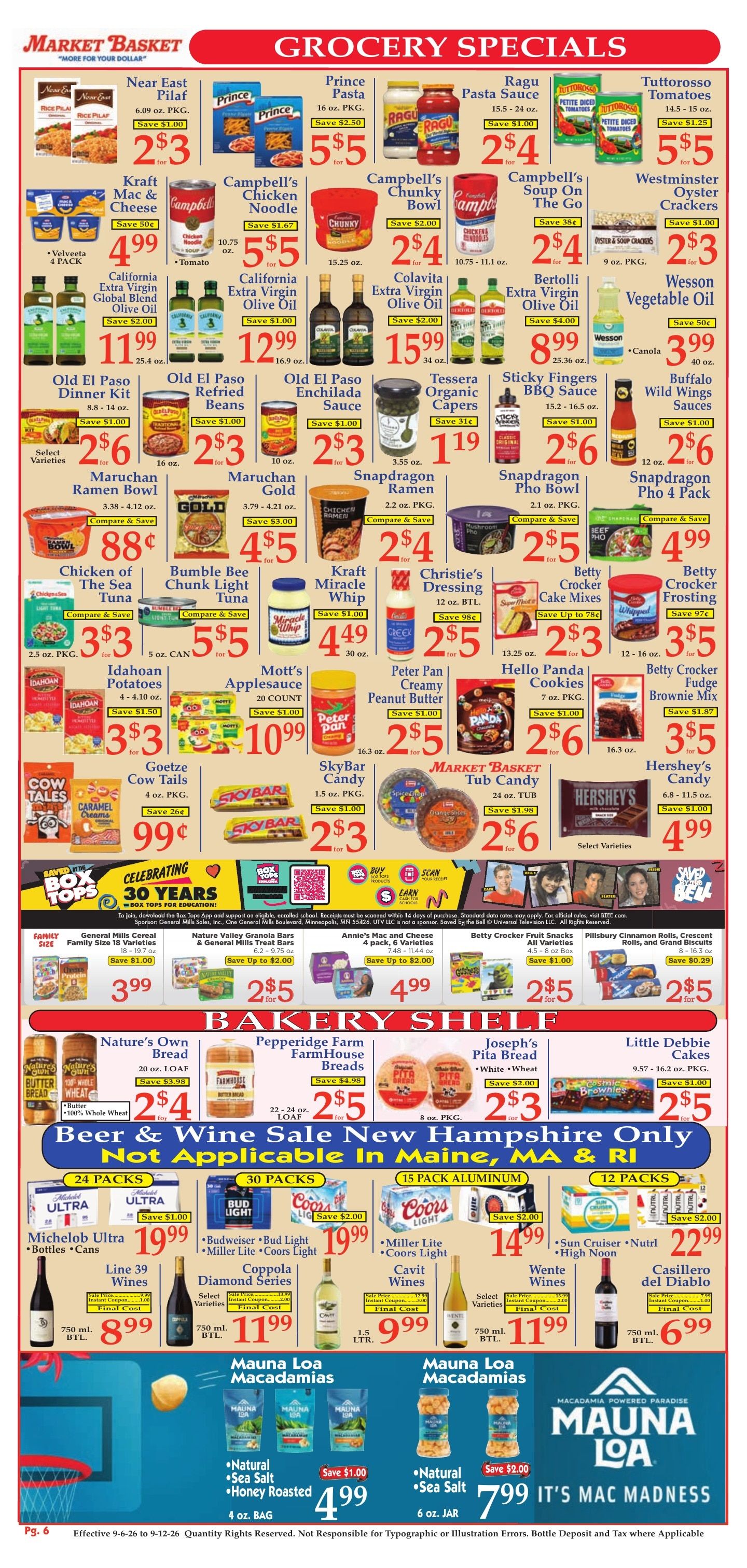 Market Basket (Iowa and other locations, LA) Weekly Ad September 6 - 12, 2026