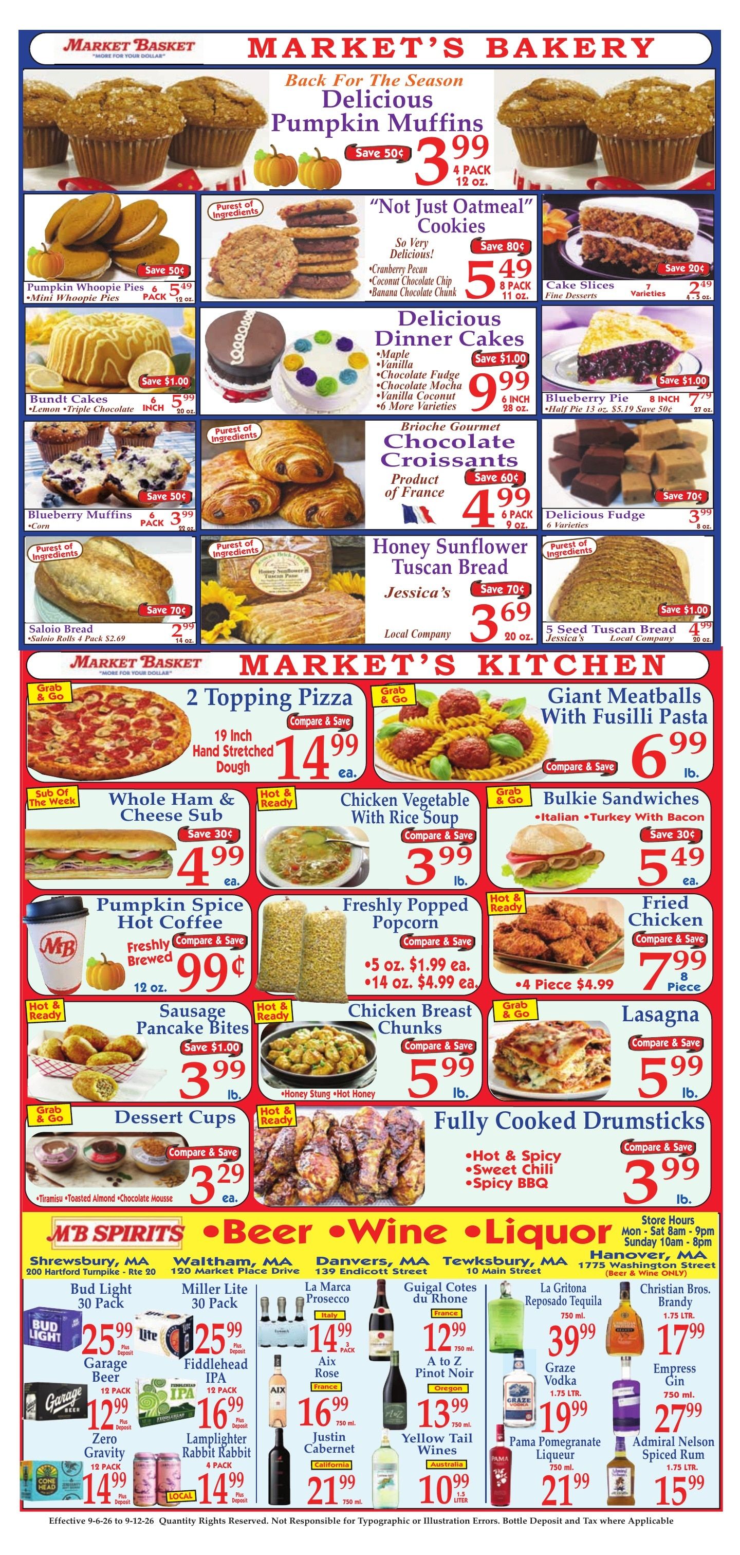Market Basket (Iowa and other locations, LA) Weekly Ad September 6 - 12, 2026