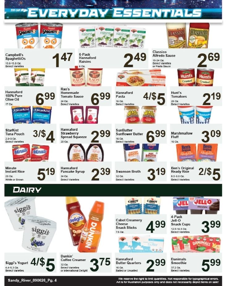 Sandy River Shop 'n Save Weekly Ad September 6 - 12, 2026