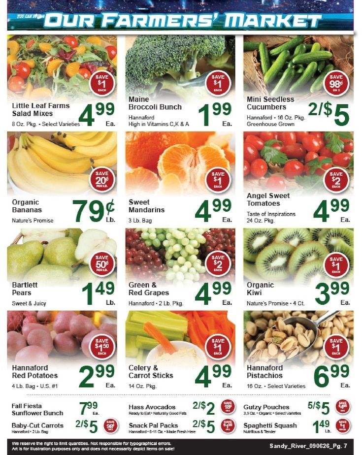Sandy River Shop 'n Save Weekly Ad September 6 - 12, 2026
