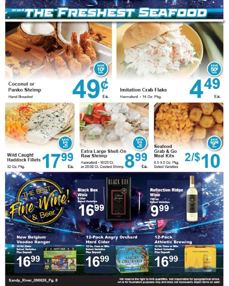 Sandy River Shop 'n Save Weekly Ad September 6 - 12, 2026