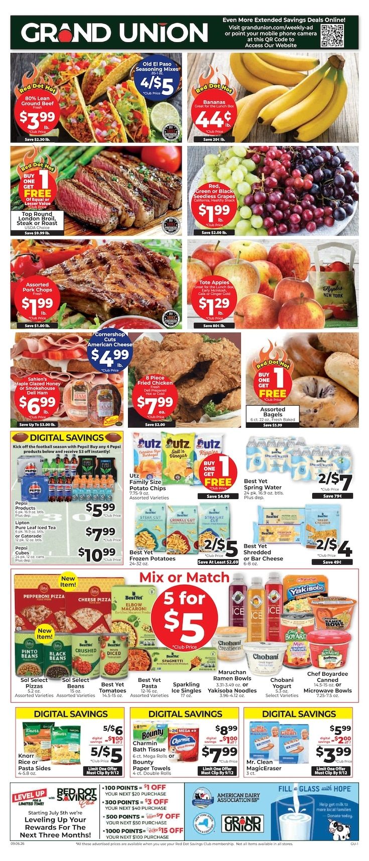 Grand Union (New York) Weekly Ad September 6 - 12, 2026