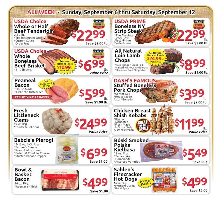 Dash's Market Weekly Ad September 6 - 12, 2026