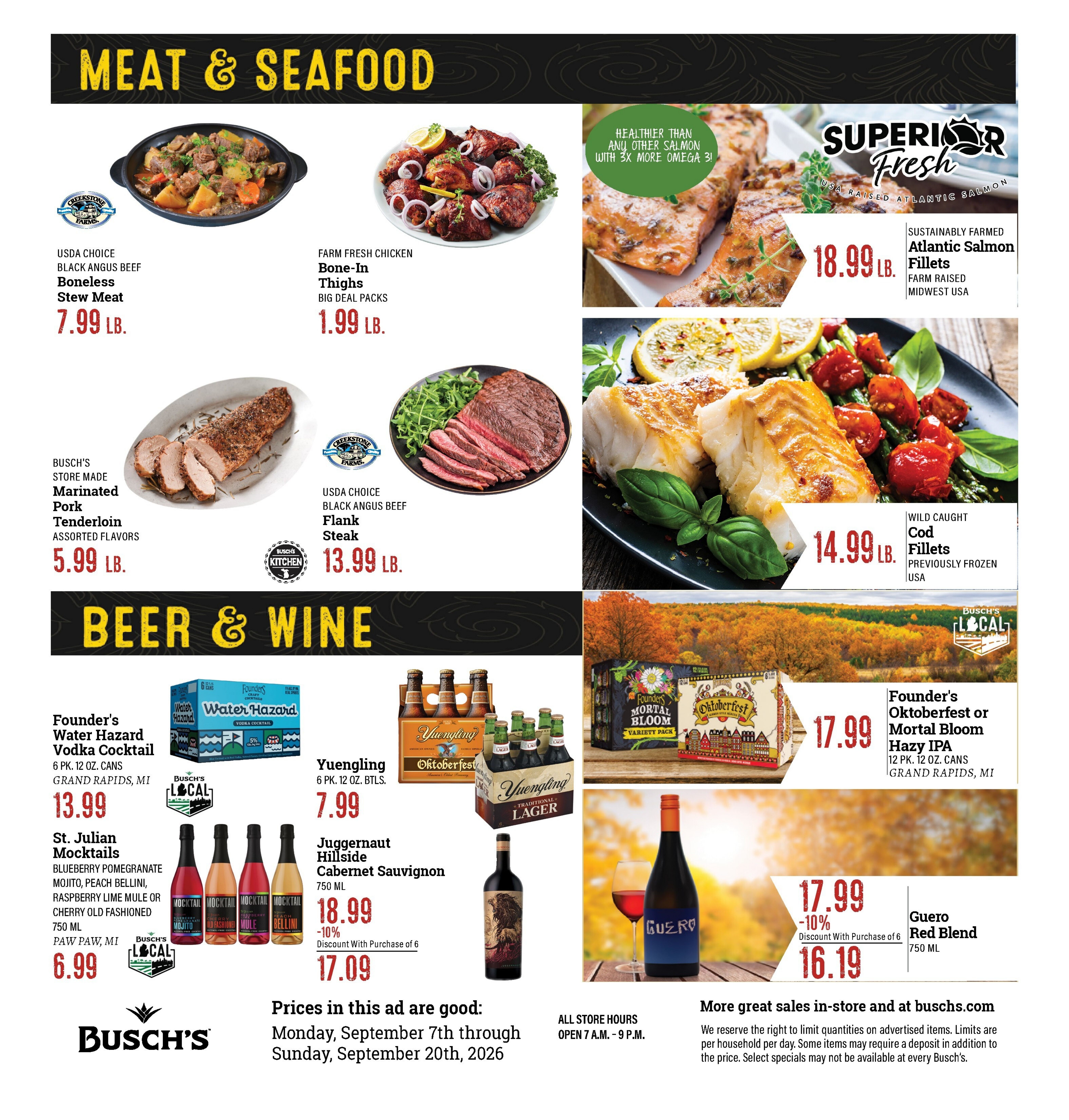 Busch's Fresh Food Market Weekly Ad September 7 - 20, 2026