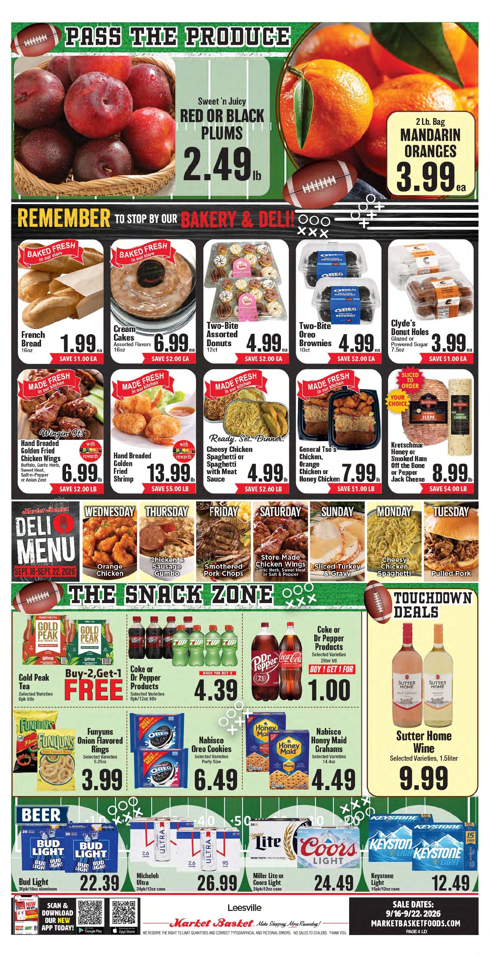 Market Basket (Leesville, LA) Weekly Ad September 16 - 22, 2026
