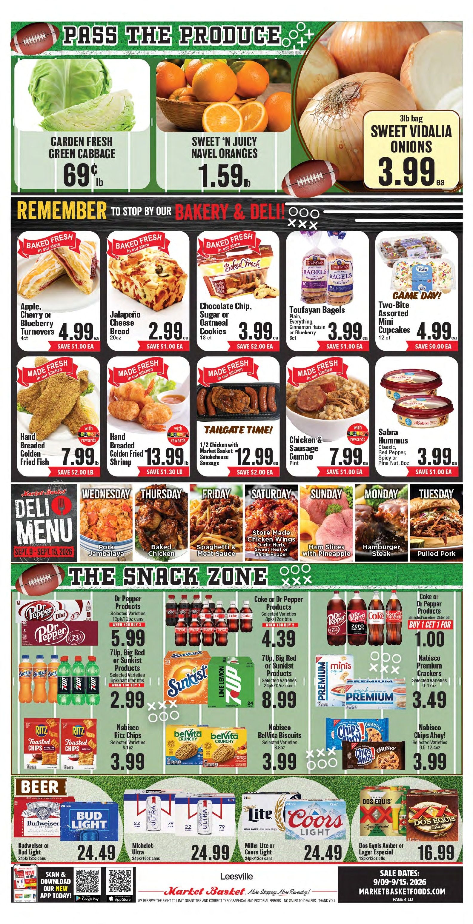 Market Basket (Leesville, LA) Weekly Ad September 9 - 15, 2026