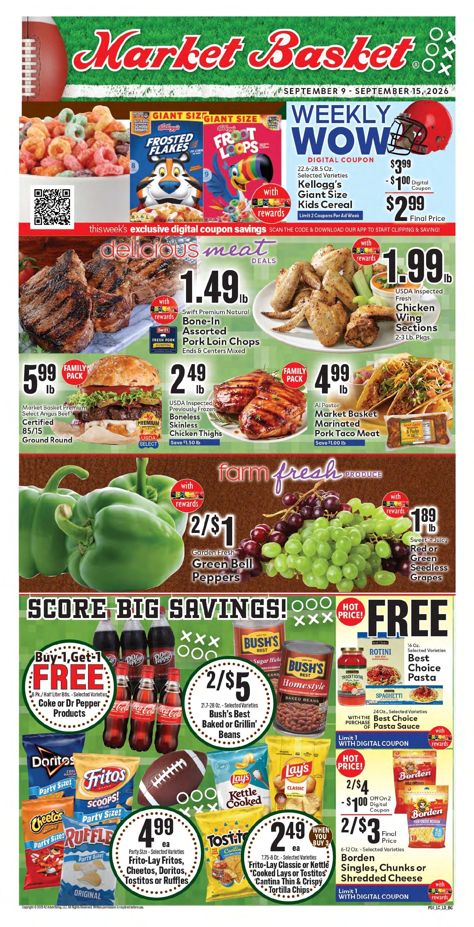 Market Basket (Many, LA) Weekly Ad September 9 - 15, 2026