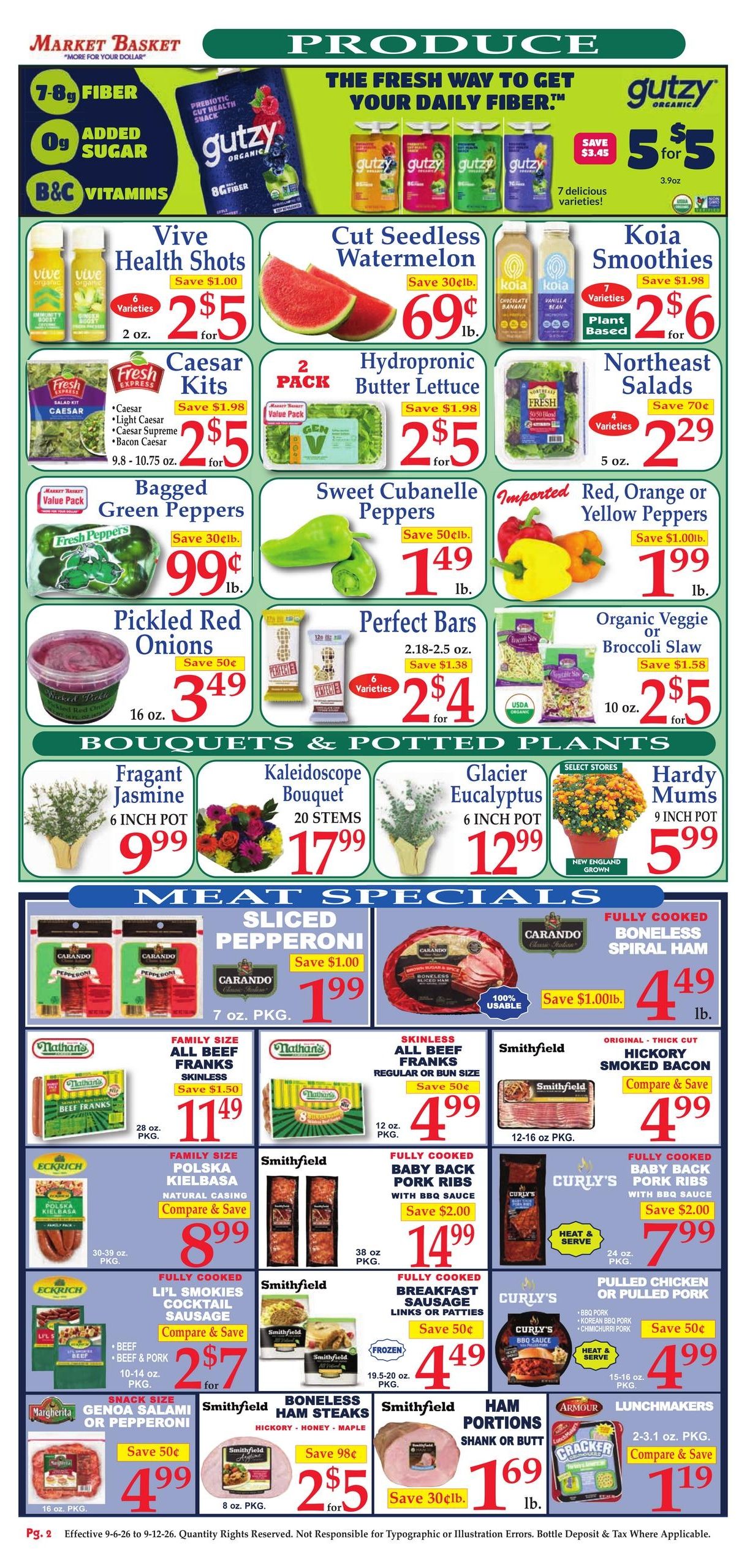 Market Basket (Boston Area, MA) Weekly Ad September 6 - 12, 2026
