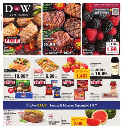D&W Fresh Market Weekly Ad September 6 - 12, 2026