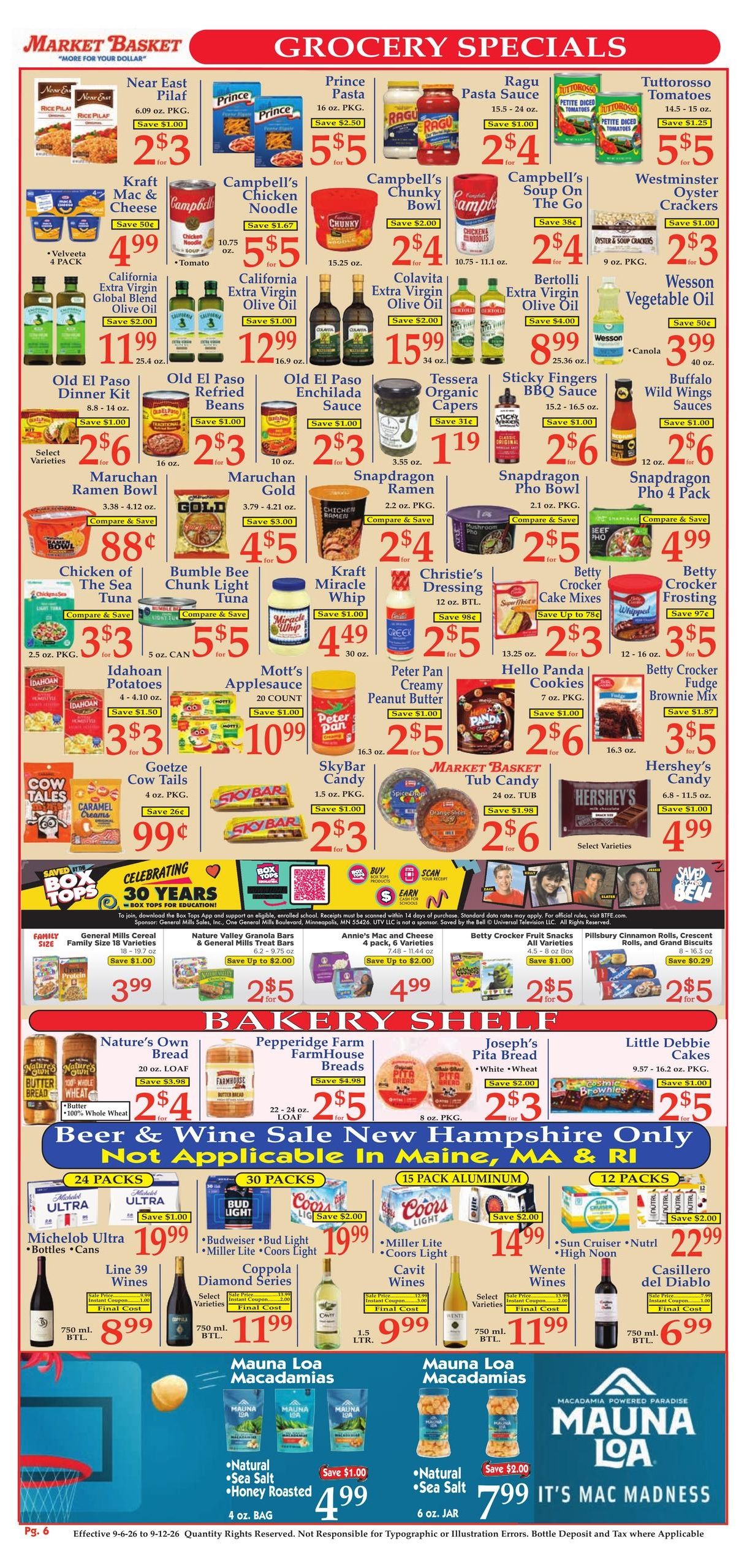 Demoulas Market Basket Weekly Ad September 6 - 12, 2026