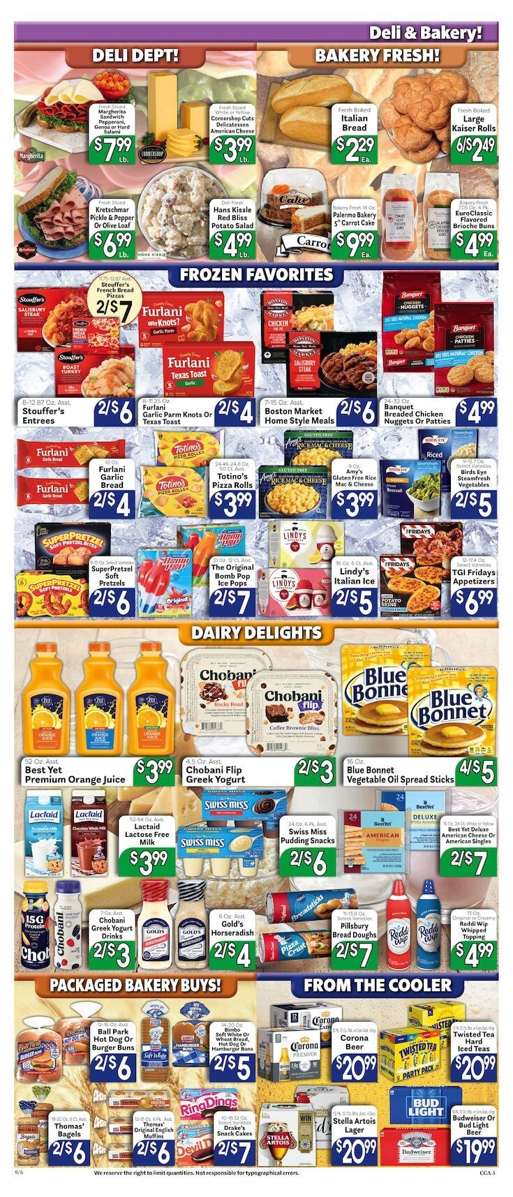 Valley Market and Jim's Great American Weekly Ad September 6 - 12, 2026