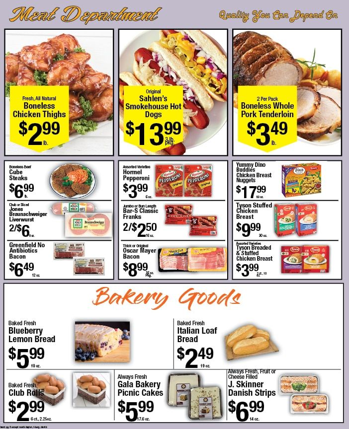 T-Burg Shur Save Weekly Ad September 6 - 12, 2026